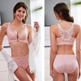 thumbnail image 2 of HAHDAXIA Comfort Rose Bra,Rose lace Comfort Lift Bra,Floral Secrets Bra,Plus Size Wireless Front Closure Bra, 2 of 6