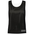 thumbnail image 1 of ASI 9719.420.M Ladies Mesh Reversible Pinnie Top, Black & White - Medium, 1 of 1