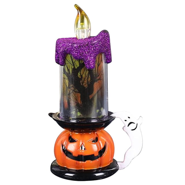 Vacaciones Plásticos Accesorios Para El Hogar Luz De Velas Decoración De La Casa Adorno Decorativo Accesorios De Halloween Suministros Para Festivales Inevent HA044810-01
