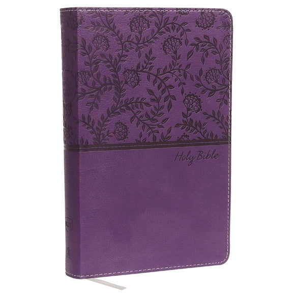 NKJV, Deluxe Gift Bible, Imitation Leather, Purple, Red Letter Edition, (Hardcover)