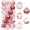 Red, variant on Sea Team 60mm/2.36" Shatterproof Clear Plastic Christmas Ball Ornaments Set with Glitter Painting, Transparent, See-Through, Crystal Baubles, Xmas Tree Decorations (30 Counts, Red)