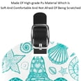 thumbnail image 4 of Square 2Pack PU Leather Sea Turtle Cruise Luggage Tag with Privacy Cover and Name ID Tag for Travel Handbags Backpacks Luggage Tags, 4 of 6