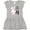 AC-Heather Grey, variant on Inktastic Somebunny is Four 4th Birthday Bunny Girls Toddler Dress