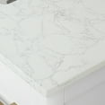 thumbnail image 6 of Gavino 42" Wood Vanity in White with Composite Stone Top no Mirror, 6 of 12