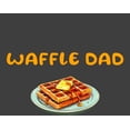 thumbnail image 2 of Waffle Dad Dad Jokes for Father's Day Men's Charcoal Crew Neck Short Sleeve Tee-Medium, 2 of 2