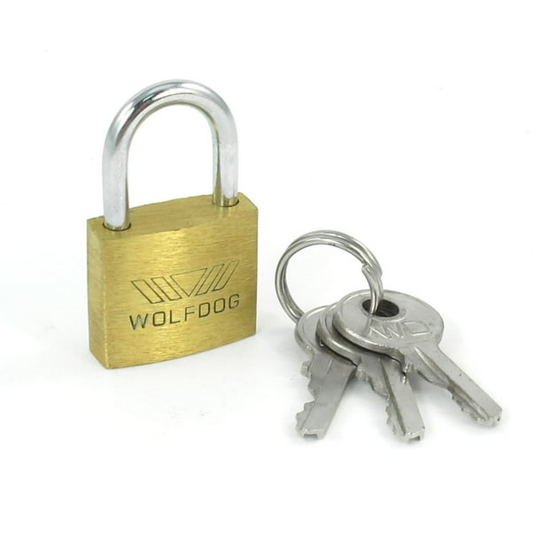 20mm Width Door Lock Small Size Security Brass Padlock with Key