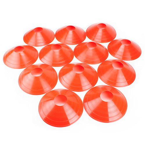 Crown Sporting Goods Set of 12 Soft Plastic Field Disc Cones