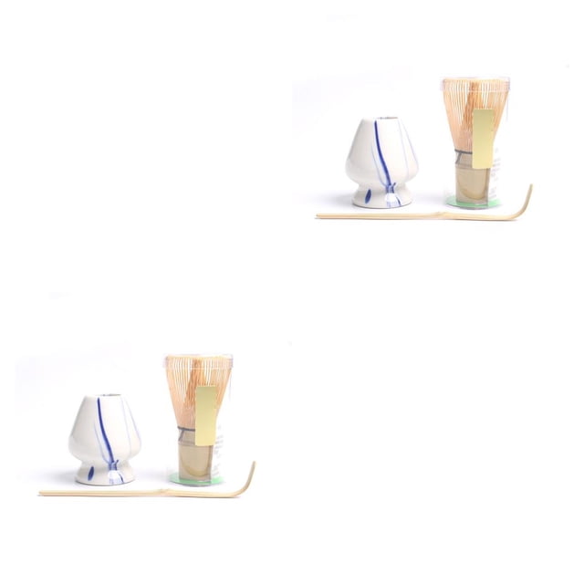 Yuarrent 1 Juego de Matcha Kit elegante japonés herramientas de cocina de té cómodos accesorios de té para mezclar polvo negro Type1 NO1