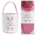 thumbnail image 3 of Cute Easter Bunny Canvas Basket Kids Easter Storage Gift and Egg Rabbit Basket for Children Party Decoration, 3 of 5
