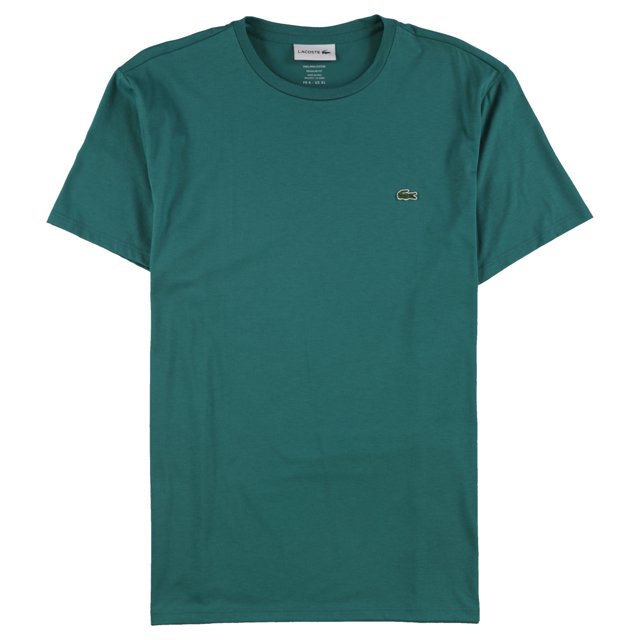Lacoste Mens SS Basic T-Shirt, Green, 7
