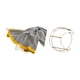 thumbnail image 5 of Manta de punto a rayas cálida y estante de pared de metal multifuncional que ahorra espacio, decoración moderna para el hogar, dormitorio, sofá, cama, 5 of 8