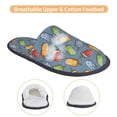 thumbnail image 3 of Fotbe Fruit Ice Cream Pantuflas Peludas para Mujer con Estampado, Zapatillas de Peluche, Zapatos de Invierno para Casa, Uso Interior y Exterior-Large, 3 of 8