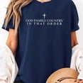 thumbnail image 3 of God Family Country Unisex T-Shirt, Sizes S-5XL - Gategoo, 3 of 5