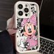 thumbnail image 3 of Disney-funda de teléfono de Mickey y Minnie para iPhone, carcasa suave de silicona líquida a prueba de golpes para modelos 15, 14, 13, 12, 11 Pro Max, XS, X, XR, 8, 7 Plus, SE 2020, 3 of 5