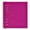 Fuschia, variant on Filofax Clipbook, Classic Refillable Notebook, White, A5 (8.25" x 5.75") Ruled, Plain and Quadrille Notes Pages, Undated Planner, Yearly, Monthly and Weekly Calendar (B023610)