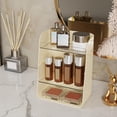 thumbnail image 3 of Organizador de Maquillaje de Múltiples , Estante Organizador de Cosméticos de Encimera Estable con Partición Desmontable de Gran Capacidad para Habitación, 3 of 5