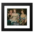 thumbnail image 2 of Cornelis Cornelisz Van Haarlem 22x20 Black Modern Framed Museum Art Print Titled - Venus, Cupid and Ceres (1604), 2 of 5