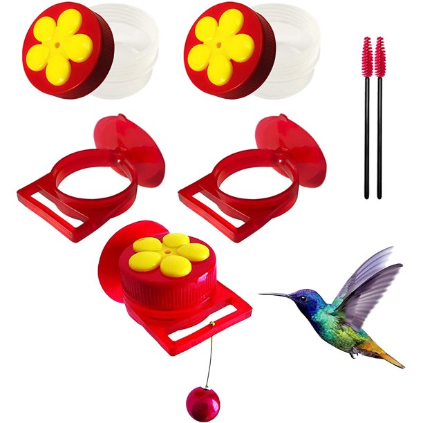 LASHALL DECOR Multifunctional Mini Hummingbird Feeder Outdoor Window