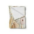 thumbnail image 2 of Shell Soft Flannel Fleece Blanket, Assorted Seashells in Sandy Beach Summer Vacation Nautical Theme Coastal Photograph, Cozy Plush for Indoor and Outdoor Use, 50" x 60", Multicolor, by Ambesonne, 2 of 5