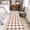 Brown, variant on Black White Plaid Area Rug 3x5 FT, Non Slip Entryway Bedside Carpet, Gradient Geometric Buffalo Checkered Washable Soft Floor Carpet Indoor Mat Non-Shedding Throw Rugs for Dorm Kitchen Home Office
