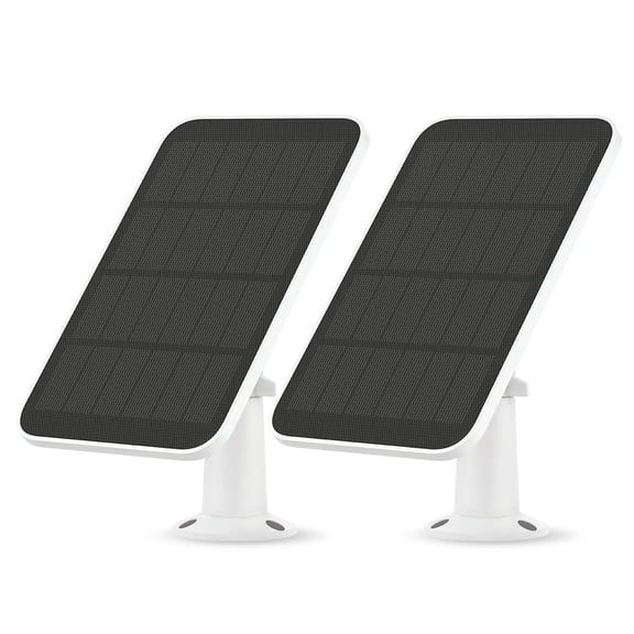 Noorio Solar Panel Pack -Reliable Outdoor Security Solution,  Continuous Power Supply, IP66 Waterproof, 10ft Cable, Compatible with All Noorio Cameras