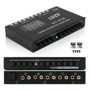 ametoys Professional 7 Band Car Equalizer Multifunctional Car Audio EQ Tuning Crossover Parametric Equalizer Car Audio Equalizer