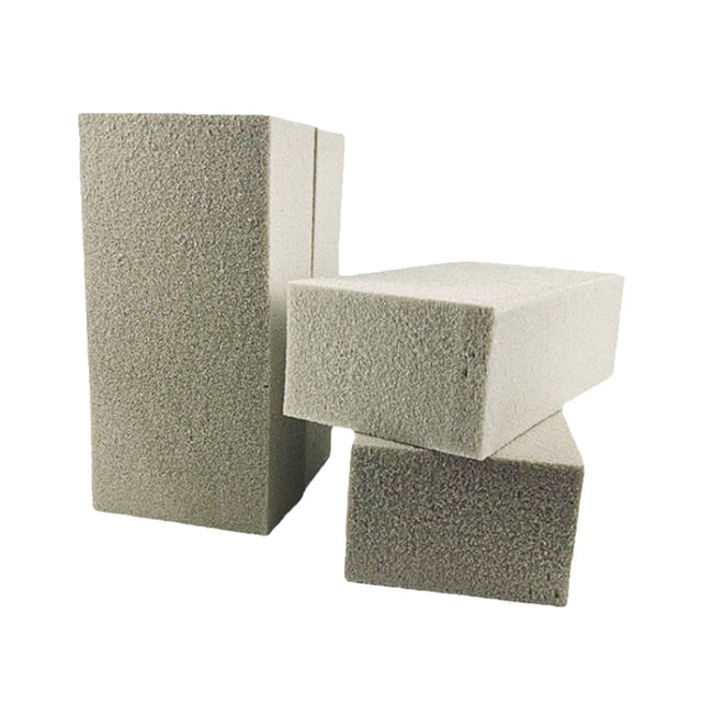 Monstrate 6 piezas de espumas florales bloque seco flor artificial barro rectángulo floristería ladrillos DIY guirnalda fiesta decoración arreglo Artesanía Gris 4 piezas Monstrate HA084410-01