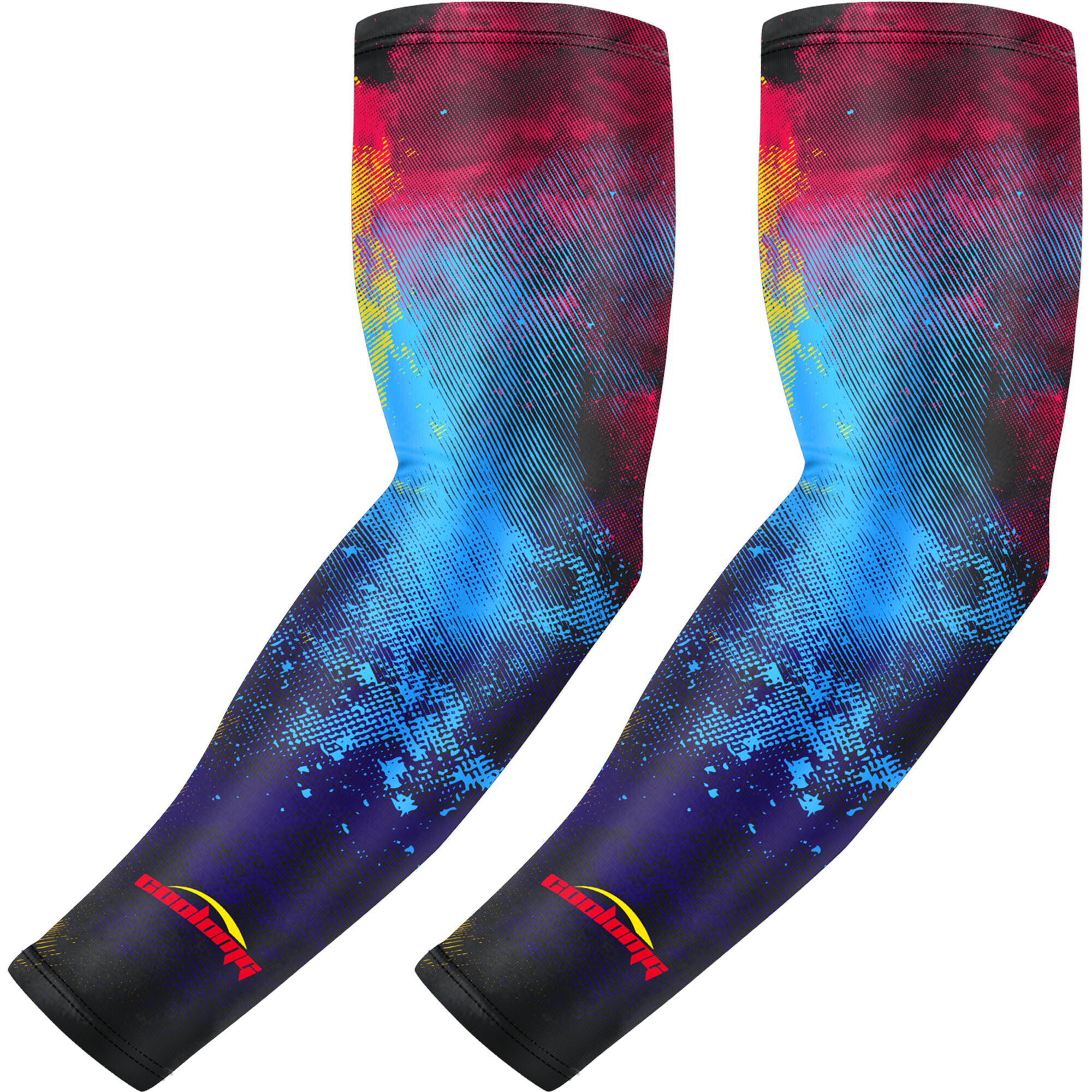 Compression Arm Sleeves for Basketball Football Baseball and Other Activities COOLOMG 30+ Colors,Youth /& Adult 1 Pair