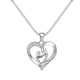 thumbnail image 1 of Colgante de amor Strade Fareast Limited collar de mujer con diamantes de imitación Plata, 1 of 8