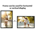 thumbnail image 7 of Americanflat 16x24 Poster Frame with Polished Plexiglass Soho Collection Gallery Style Deep Molding - Black, 7 of 7