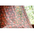 thumbnail image 2 of Fox Tulle Curtains with Rod Pocket, Paw Print Pattern Background with Cartoon Cunning Forest Animals, Sheer Drape for Wedding Party 2 Panels, 7 Sizes, Orange Army Green White, by Ambesonne, 2 of 3