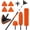 Default, variant on 20FT  Duster Cleaner Kit, Dusters for Cleaning with Extension Pole, Baseboard & Wall and Window Cleaner Mop for Fan , High Ceiling and Cobweb