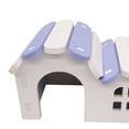 thumbnail image 6 of Meidiya Hamster Hideout Wooden Gerbil House,Rainbow Bridge Mouse Sports Toy Hamster Cage Accessories for Small Animal Habitat Hamster Guinea-pig Hedgehog Squirrel, 6 of 7