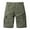 Army Green, variant on Hogleaql&nbsp; Mens Shorts 9 Inch Inseam Big and Tall Shorts with Pockets Classic Quick Dry Cargo Shorts Elastic Waist Tactical Shorts Summer Short Pants Men's Clothes