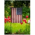 thumbnail image 3 of TOPFLAGS Tea Stained Patriotic American Garden Flag- USA Independent Day 4th of July Double Sided Yard Outdoor Celebrate Decorative Flags Banner 12.5" x 18", 3 of 3