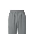 thumbnail image 3 of FNFYFH Scrub Pants for Women Breathable Soft Straight Leg Scrubs Pull On Stretch Drawstring Scrub Pants with Pocket, 3 of 4