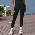 thumbnail image 4 of High-Waist Seamless Full-Length Leggings - Medium, Black, 4 of 6