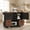 Black, variant on MODERNLUXE Mobile Kitchen Island with Drop Leaf,Rolling Kitchen Cart on Wheels with Storage Cabinets,Power Outlet,2 Drawers & Spice Rack,Portable Island Table for Kitchen Dining Room, Black