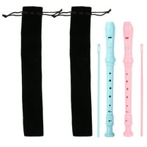 HEANUJJ Beginner Soprano Recorder 1 Set ABS Plastic Music Instrument for Kids Music Education and Learning