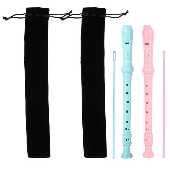 HEANUJJ Beginner Soprano Recorder 1 Set ABS Plastic Music Instrument for Kids Music Education and Learning