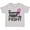 AC-Heather Grey, variant on My Daughters Fight is my Fight- breast cancer awareness Boys or Girls Toddler T-Shirt
