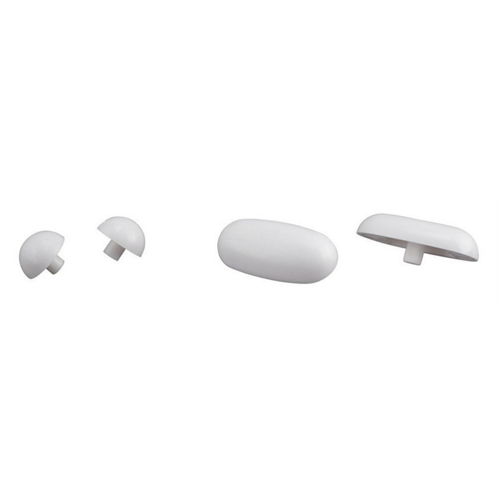 Plumb Pak Toilet Seat Bumpers White Plastic