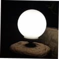 thumbnail image 3 of OULII White Globe Outdoor Lamp Post Light Fixture Weather Resistant Decorative Lighting for Patio Porch Yard, 3 of 7