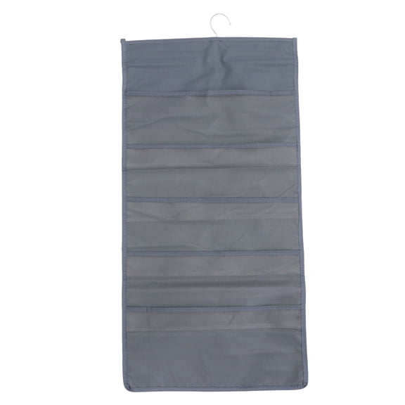 FOMIYES Grey Hanging Door Organizer Bag for Socks and Small Items, Easy-to-Use Storage Solution for Bedroom and Closet