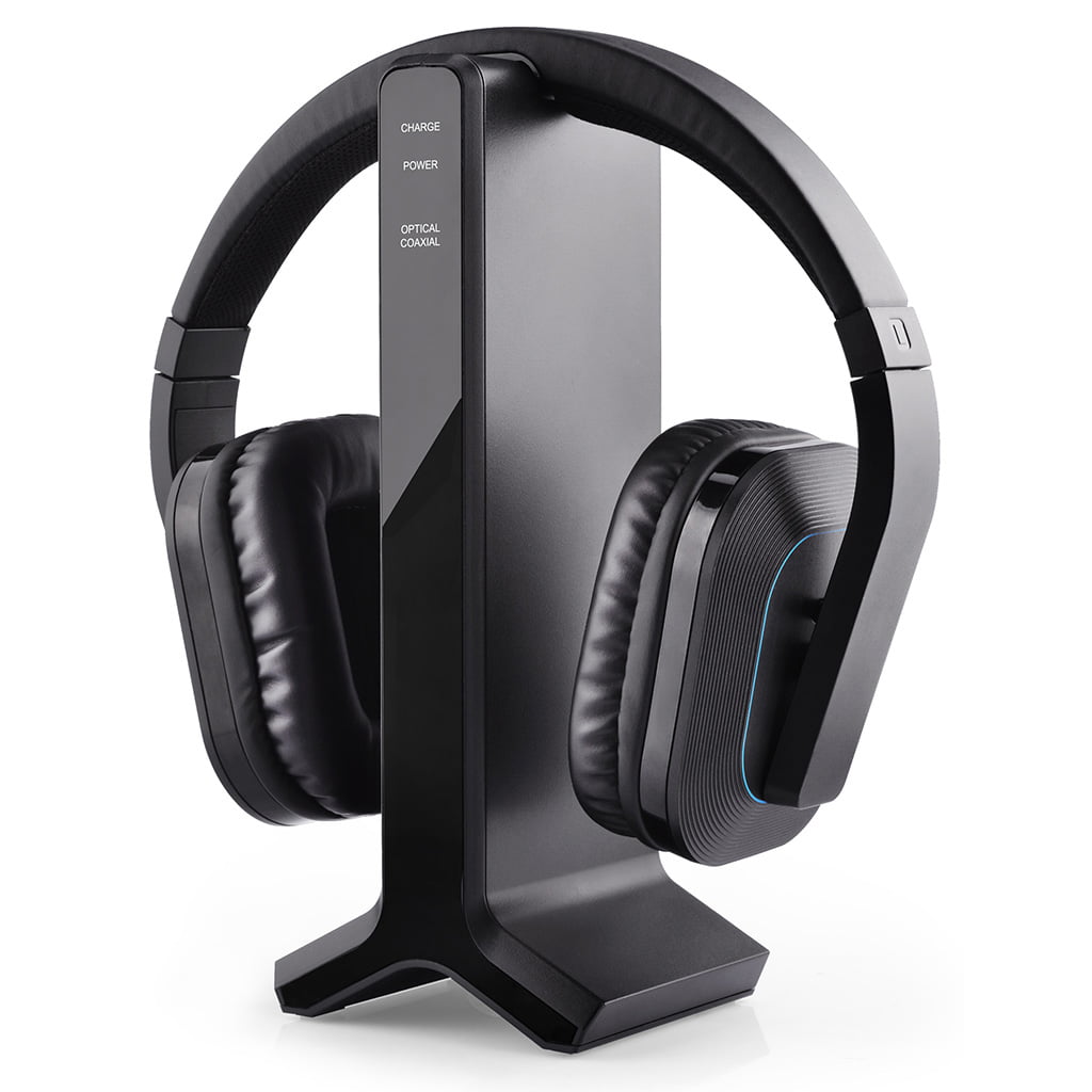 Avantree HT280 2.4G RF Wireless Headphones for TV Watching with Transmitter Charging Dock, Ideal for Seniors & Hearing Impaired, Features High Volume Settings, No Delay & Auto Pairing, 100ft Range