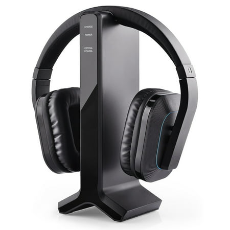 Avantree HT280 2.4G RF Wireless Headphones for TV Watching with Transmitter Charging Dock, Ideal for Seniors & Hearing Impaired, Features High Volume Settings, No Delay & Auto Pairing, 100ft (Best Tv Ears For Hearing Impaired)