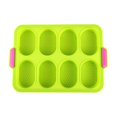 thumbnail image 3 of Vacemry Under $5 Silicone Cake Mold, 8-Compartment Baking Pan, Non-Stick French Bread Tray, Oval Shape Mini Loaf Pan, Household Kitchen Bakeware, Oven Safe Flexible Cooking Tool, 3 of 9