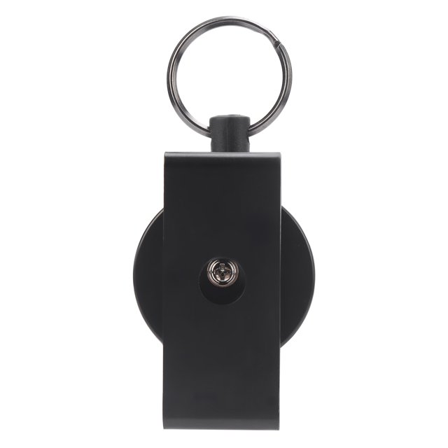 Belt Clip Retractable Keychain, Rotatable Buckle Stand Million Pulls Thickened Wire Rope Telescopic Rope Keychain For Facilities And Maintenance