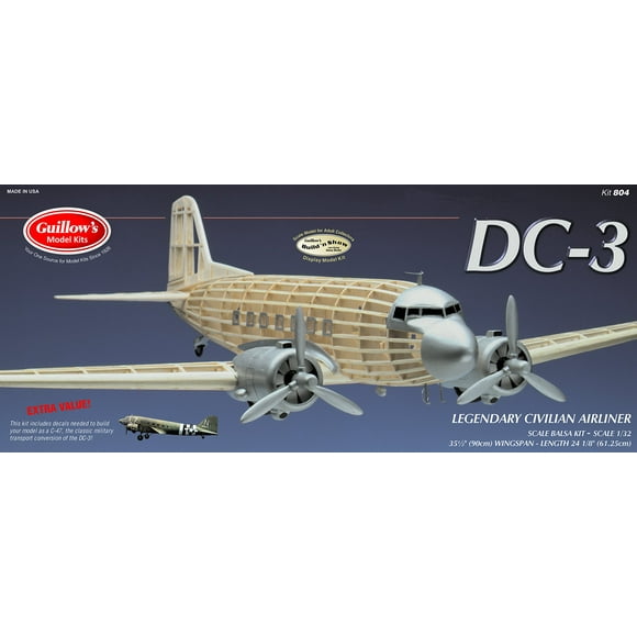 Guillow's Douglas DC-3 Model Kit