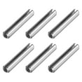 thumbnail image 1 of Uxcell 6Pcs Slotted Split Roll Pins 3/10 Inch(8mm) Dia. 2-2/5 Inch(60mm) Length Steel Spring Tension Expansion Dowels for Secure Fastening, Silver, 1 of 6